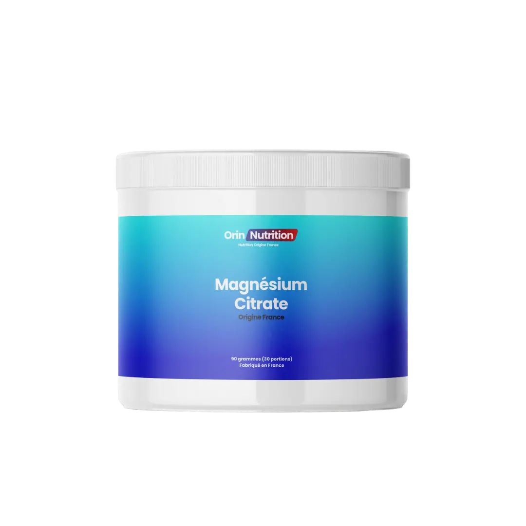 Citrate de Magnésium en poudre origine France Orin Nutrition