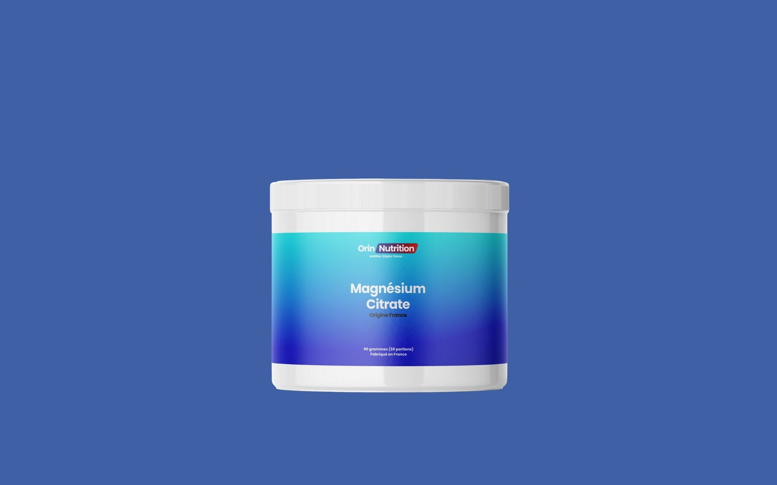 Citrate de magnésium en poudre origine France Orin Nutrition